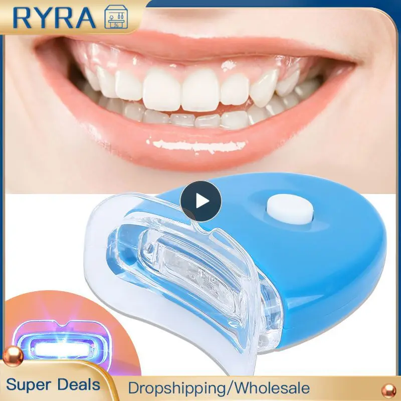 

1~5PCS Teeth Whitener LED Light Teeth Whitening Blue Light UV Light Laser Lamp Tool Tooth Beauty Health No Sensitivity Battery