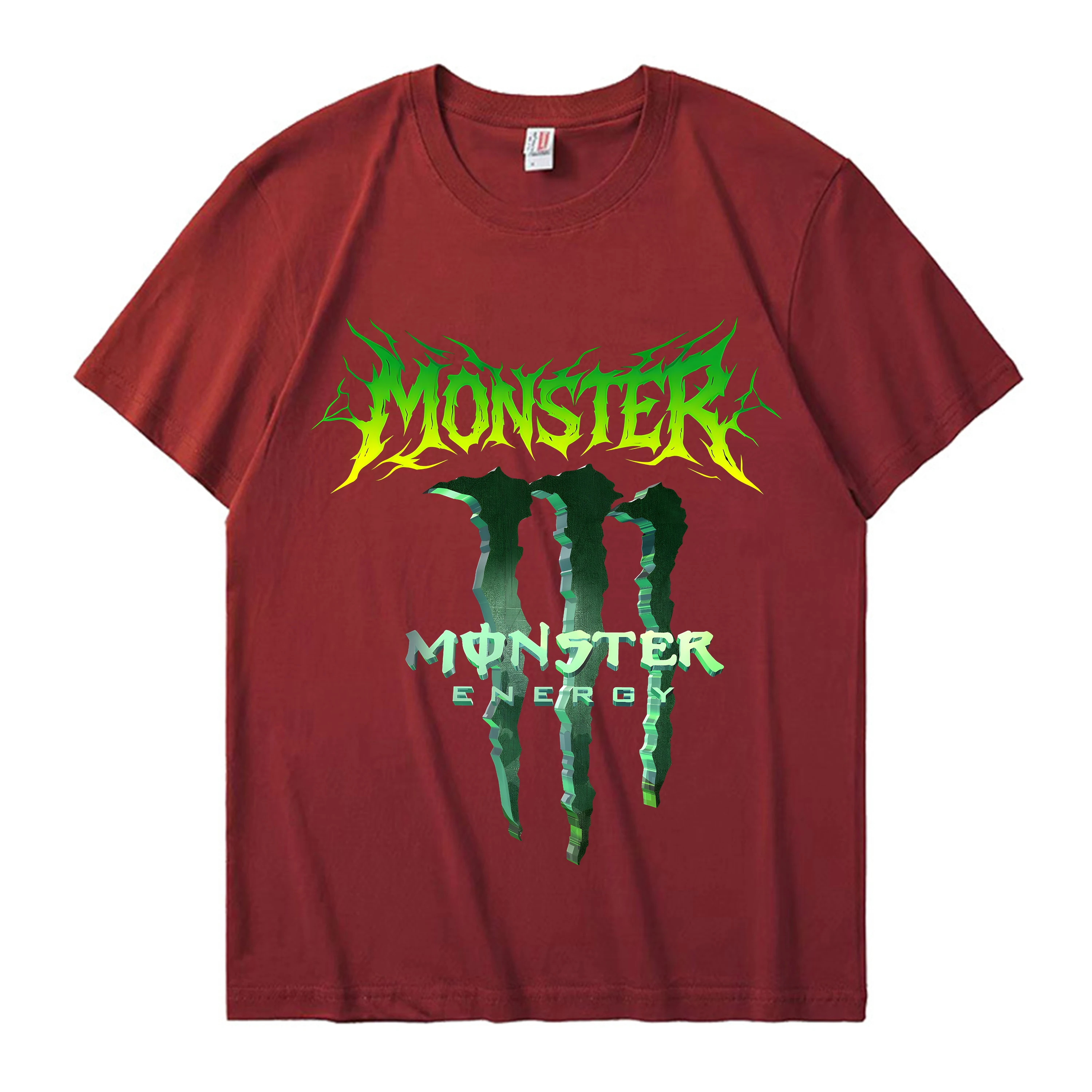 Monster Energy Модная удобная уличная одежда для спорта на открытом воздухе Повседневная футболка Уникальная индивидуальная модная футболка свободного кроя для Casu (art.: 3920d4a321f1d) - 3920d4a321f1d