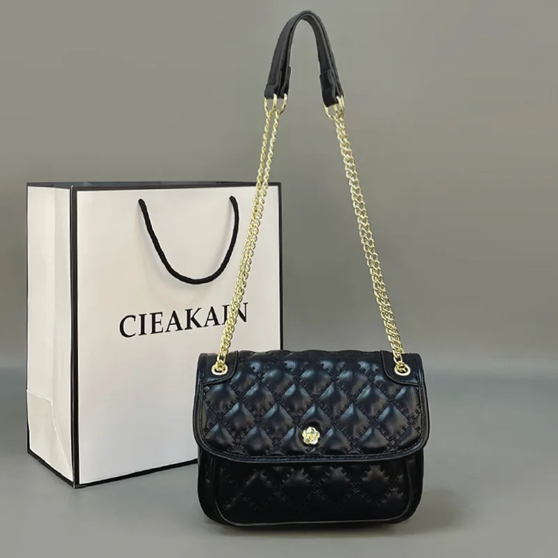 

Горячая Распродажа универсальные популярные маленькие сумки для женщин, новинка 2022, вместительная сумка через плечо с ромбовидной решетко...