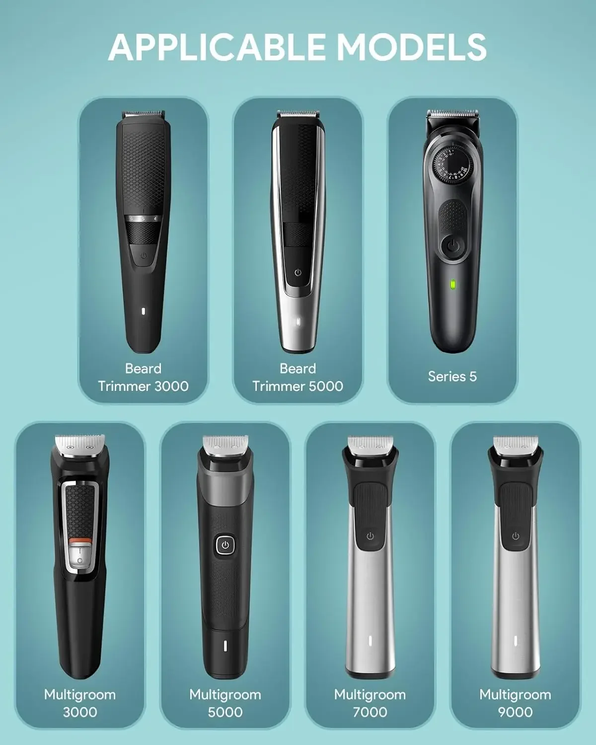 Дорожный чехол для бритвы Yinke серии Multigroom мужской электрический триммера бороды