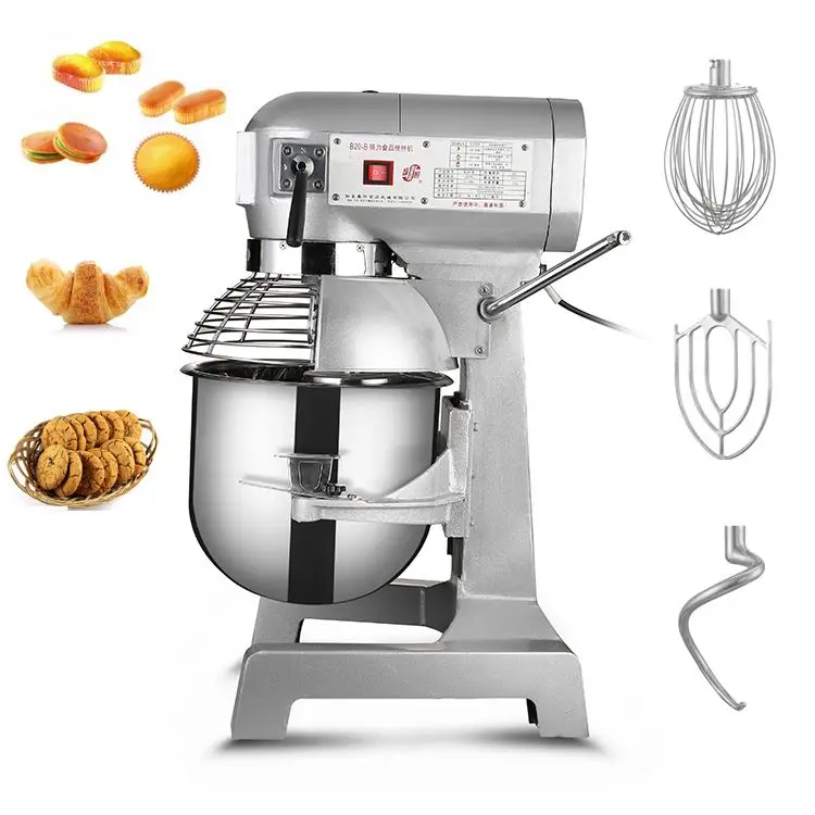 Industrial planetary self stand cake mixer price 20L / commercial bakery | Magnetic Induction Heaters