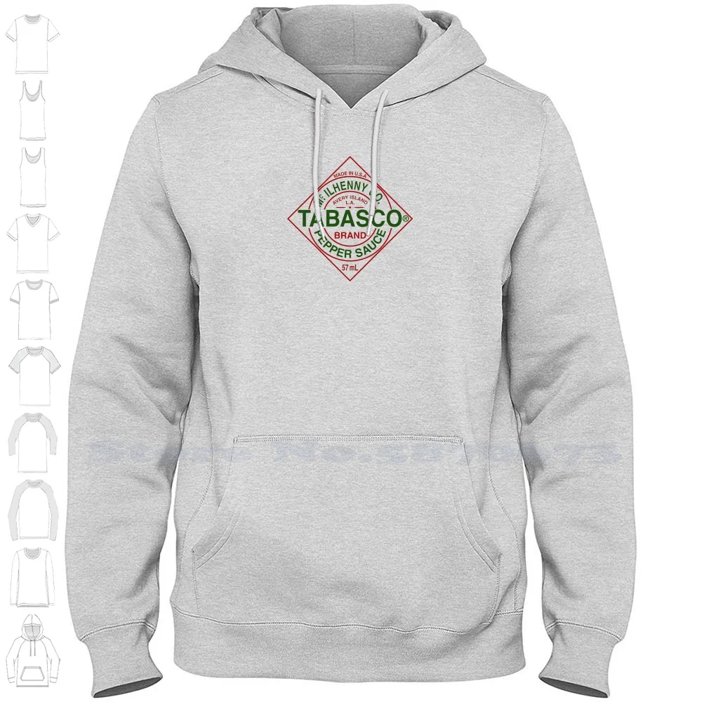 

Tabasco Logo Unisex Clothing 2023 Sweatshirt Printed Brand Logo Graphic Hoodie