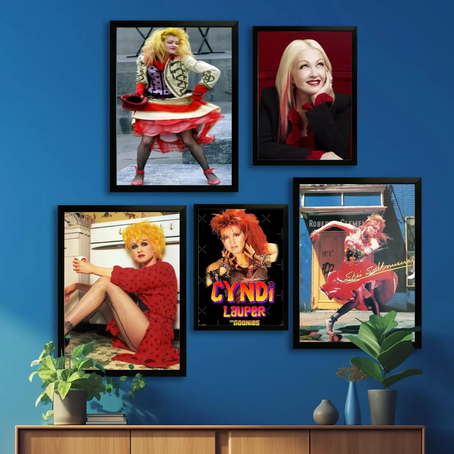 Cindy Lauper Холст Художественный постер и настенное искусство картина с принтом