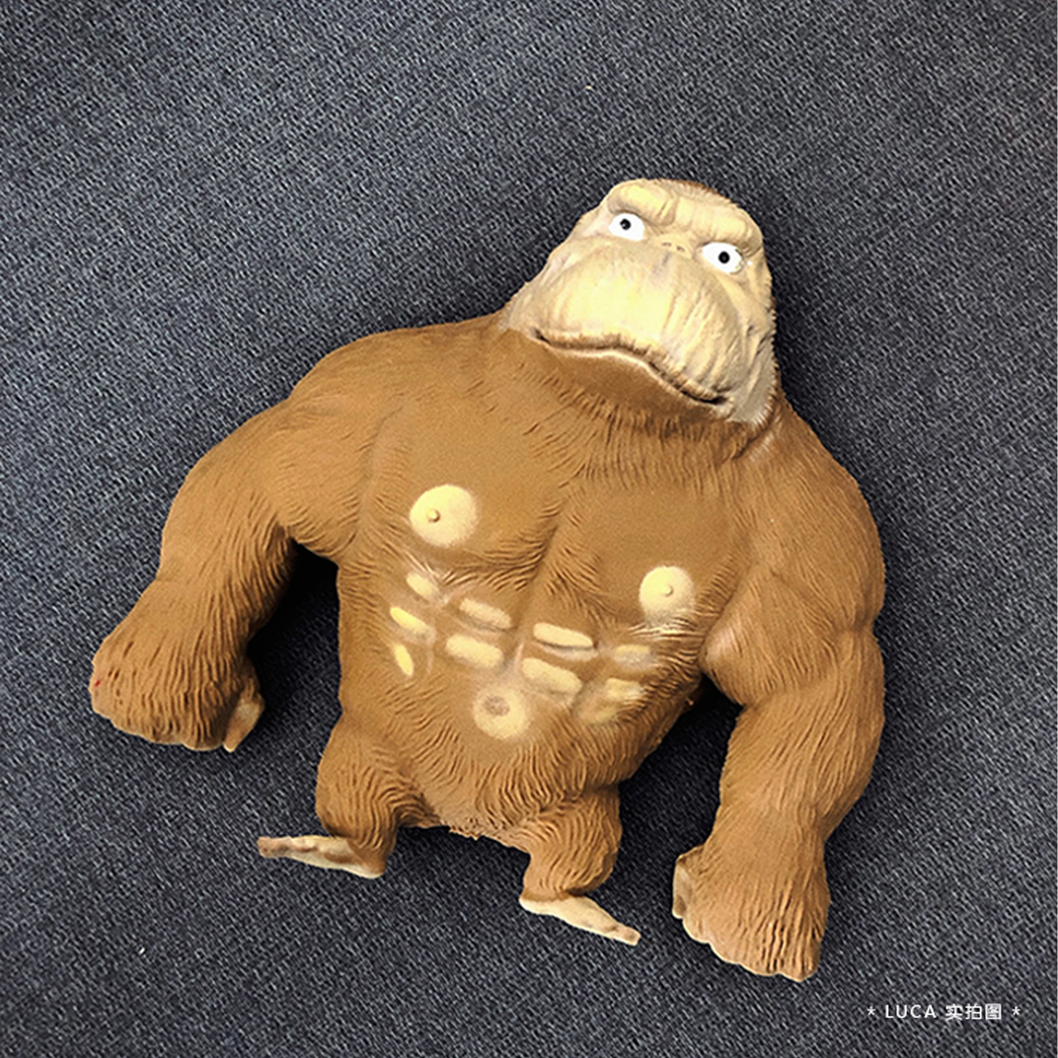 

Online Red Decompression Gorilla Toy King Total Decompression Elastic Labrador Dog Sand Sculpture Trick Christmas New Year Gift