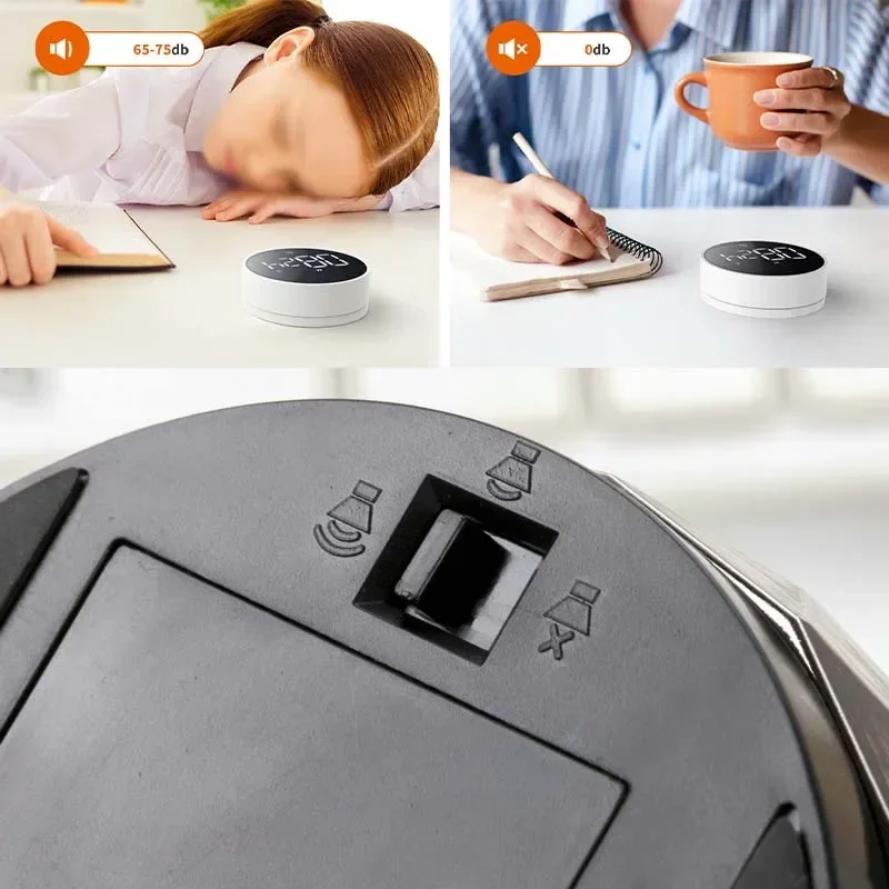 Магнитный кухонный таймер светодиодный цифровой ручной обратного отсчета