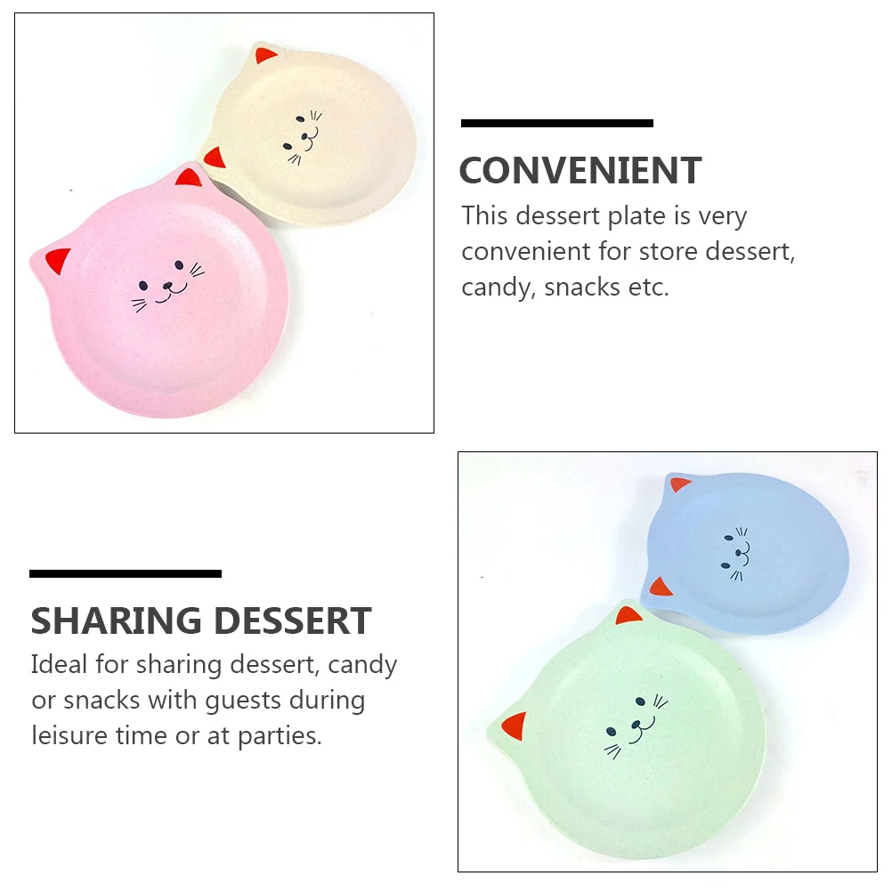 Десертное блюдо для кошек тарелка конфет обеденный стол детские тарелки
