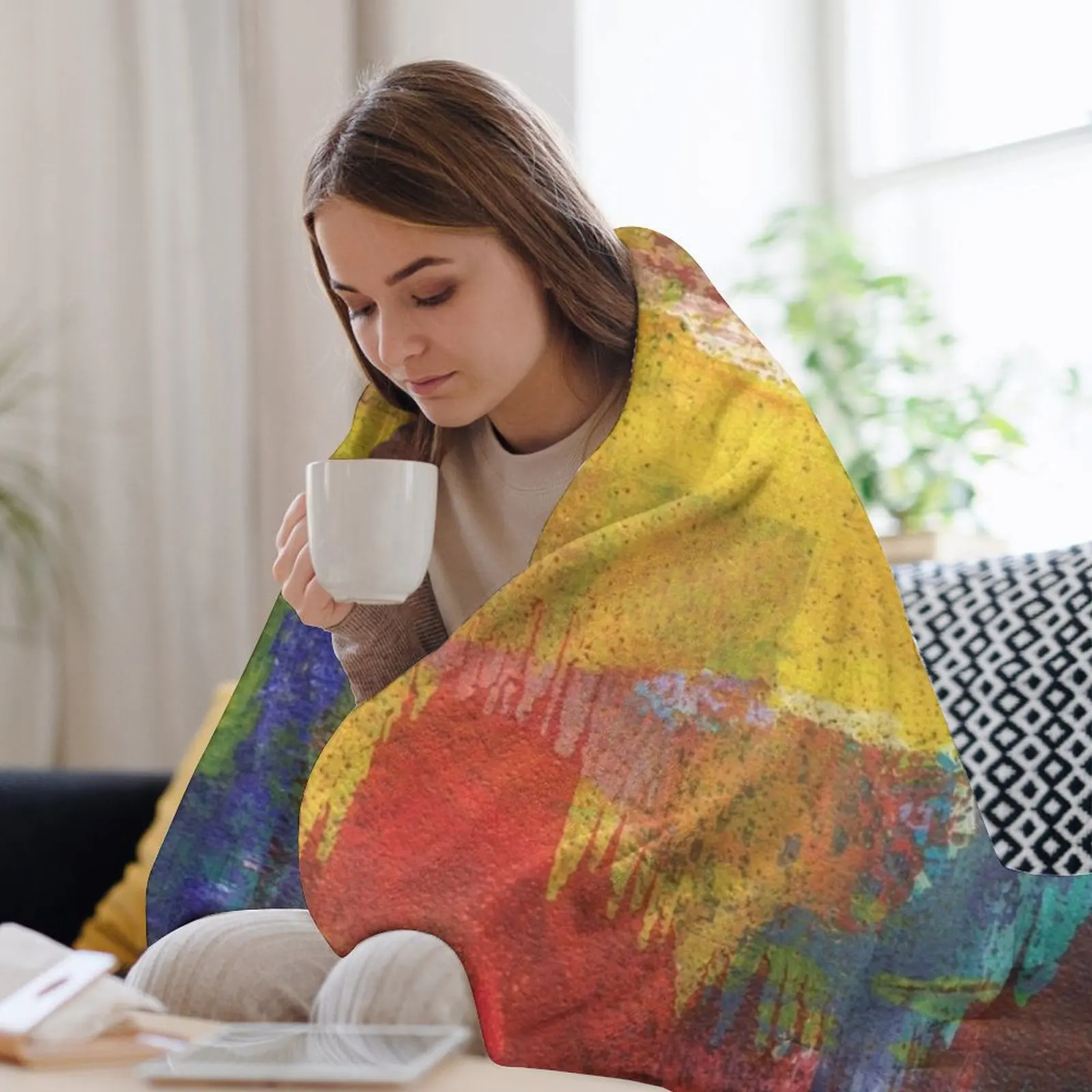 Одеяло Bold Nuance II роскошные одеяла для кровати ретро