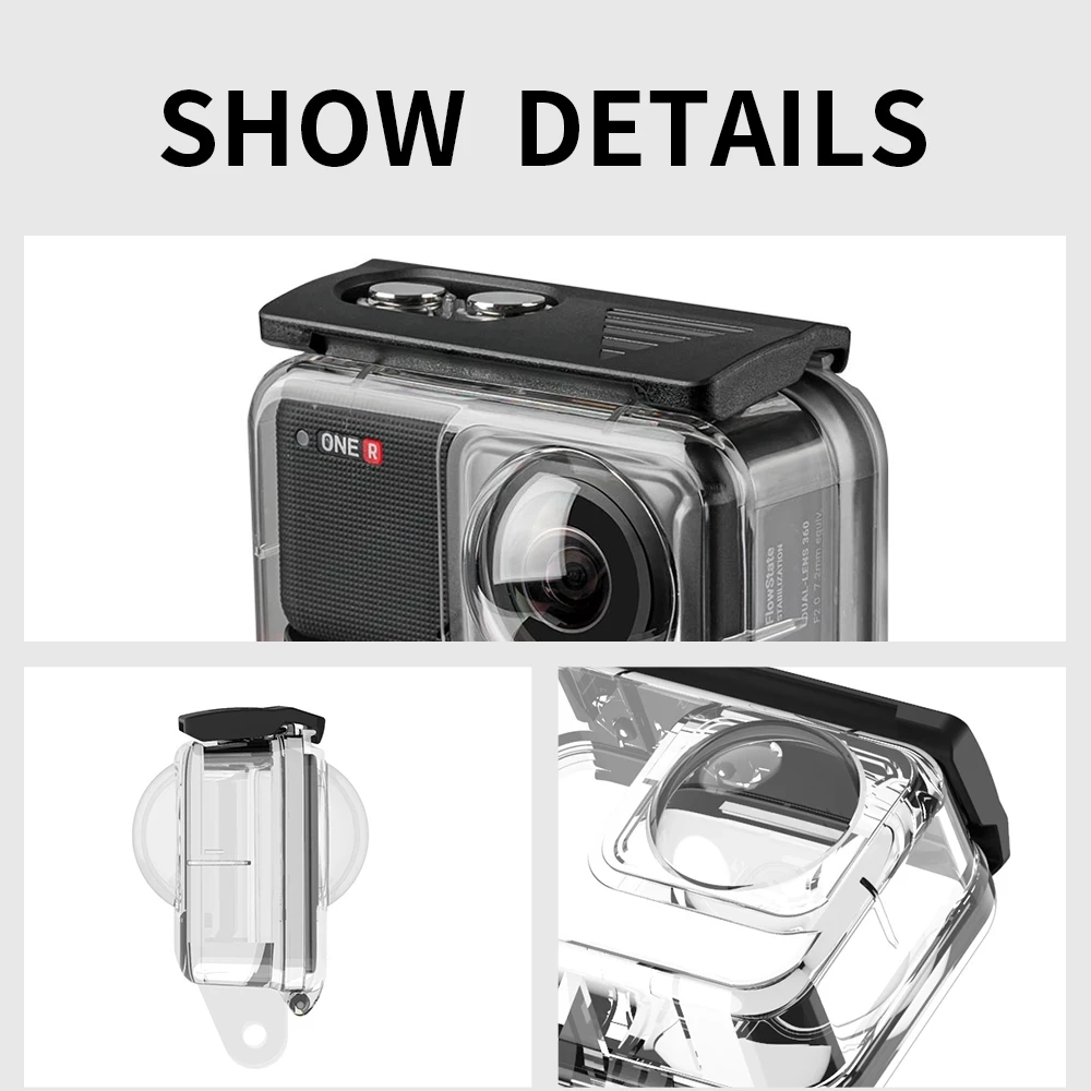 Чехол для Камеры Insta360 One RS R 360 Edition 45M водонепроницаемый чехол ONE аксессуары |