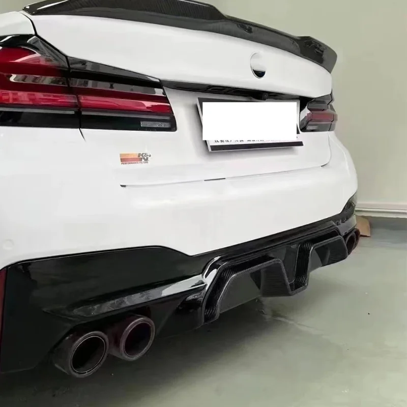 Для BMW 5 серии G30 G38 M5 F90 530 540 2017-2023 автомобильный задний бампер из углеродного