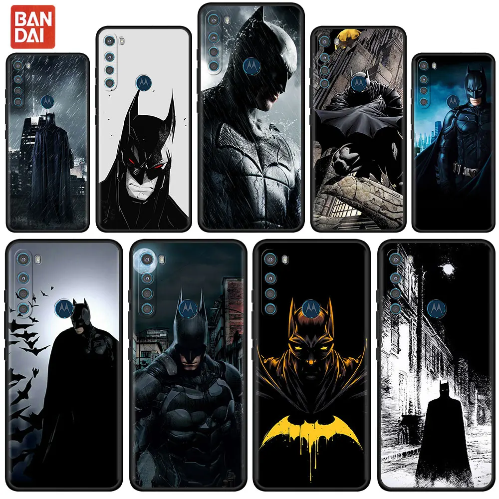 

Cool Batman Case For Motorola G30 G9 G8 Play G60 G20 Edge 20 G50 One Fusion Plus G9Power Black Soft Phone Covers