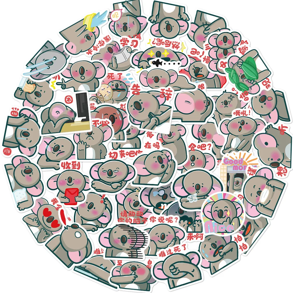 

10/30/50 шт., Infantiles Koala мультфильмы наклейки украшение чемоданов скрапбукинг ноутбука телефон канцелярские принадлежности животных детей наклейка