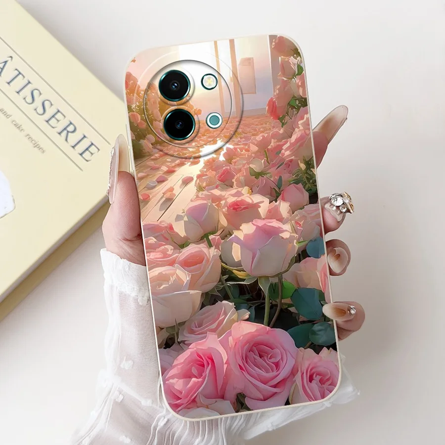 Чехол для Vivo Y38 Y58 новый дизайн бабочка мягкий силиконовый защитный чехол камеры