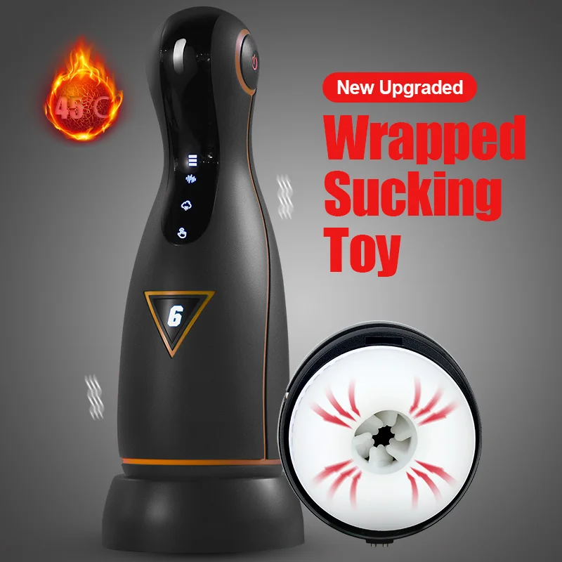 

Fully Automatic Sucking Heating Orgasm Vibrating Aircraft Cup Men's Clip-sucking Masturbation Device Penis Exercise Male Toys