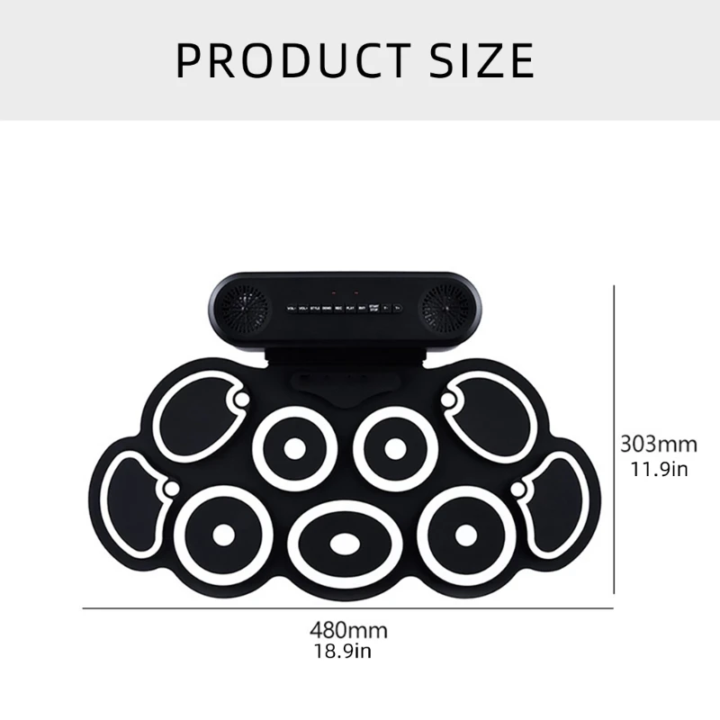 Удобные для начинающих скатывающиеся барабанные колодки Детские электрические