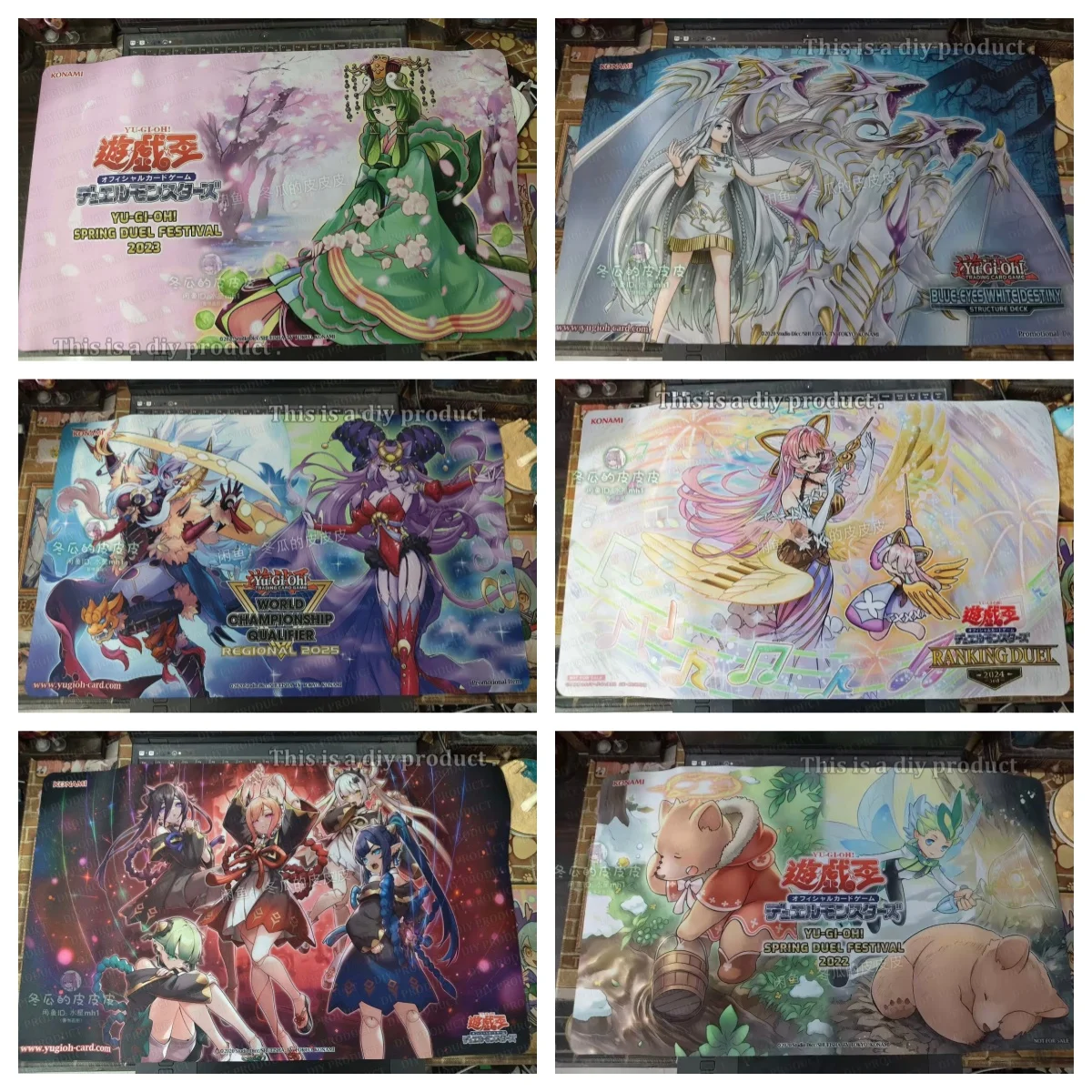 Фото 600x350 мм Yu-Gi-Oh! Игровой коврик TCG Sylvan Princessprite 2023 Spring Duel Festival DIY, 2 мм, без швов, резиновый, для настольных и карточных игр, игрушки №1