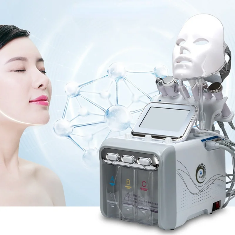 

Hydrogen Oxygen Facial Machine 7 In 1 Multifunctional Vacuum Face Cleaning Hydro Water Jet Peel Hydrafacial