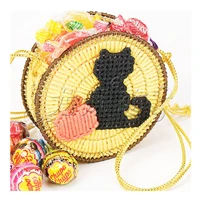 11 5 cm x 11 5 cm x 6 cm cat handbag embroidery kit diy handmade craft set crocheting knitting needlework supplie