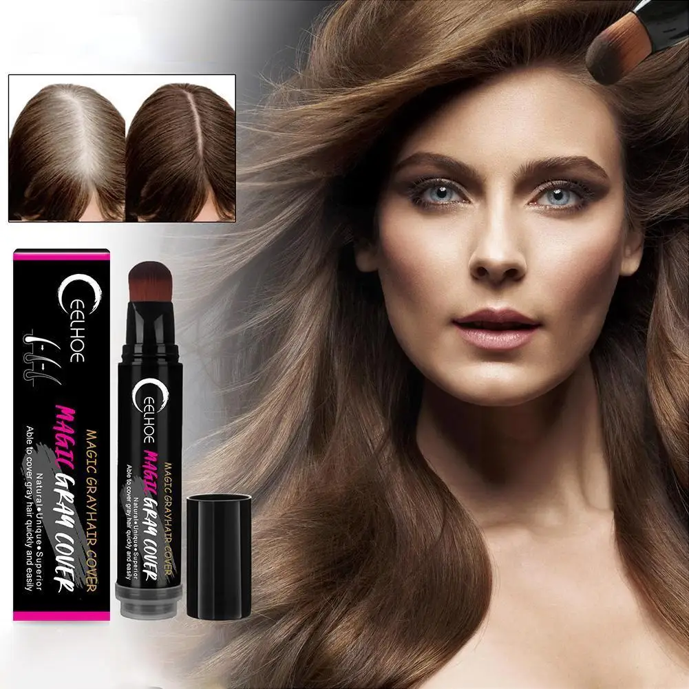 20ml One-Time Hair Dye Pen Instant Fast Gray Root Coverage Hair Stick Portable Repair Hair Waterproof Line Cream Disposable Z6E8