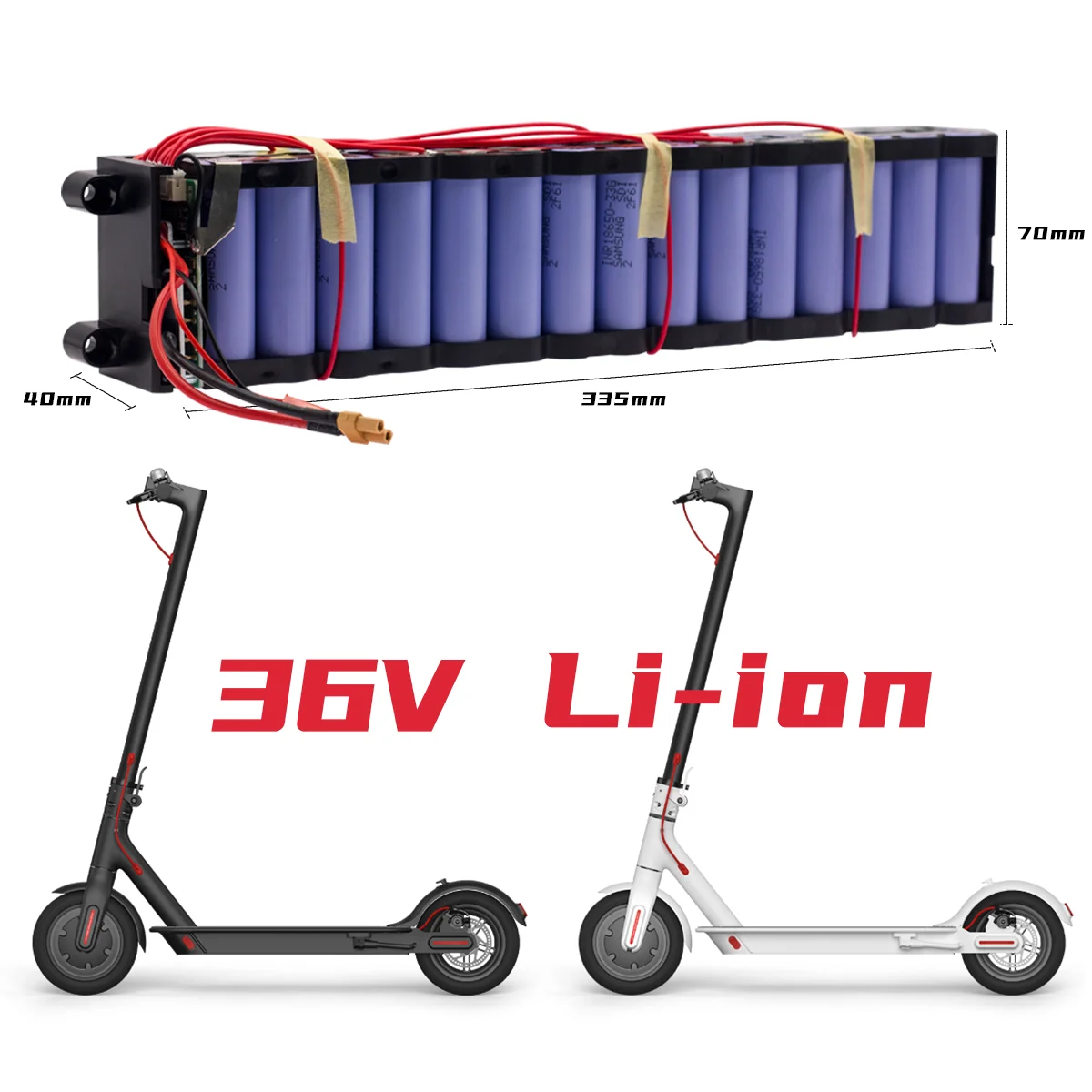 

Аккумулятор Leelinci 36 В 1000 мАч для скутера Xiaomi M365 Pro, Электрический скутер с системой BMS Board 18650, аккумулятор для Xiaomi M365