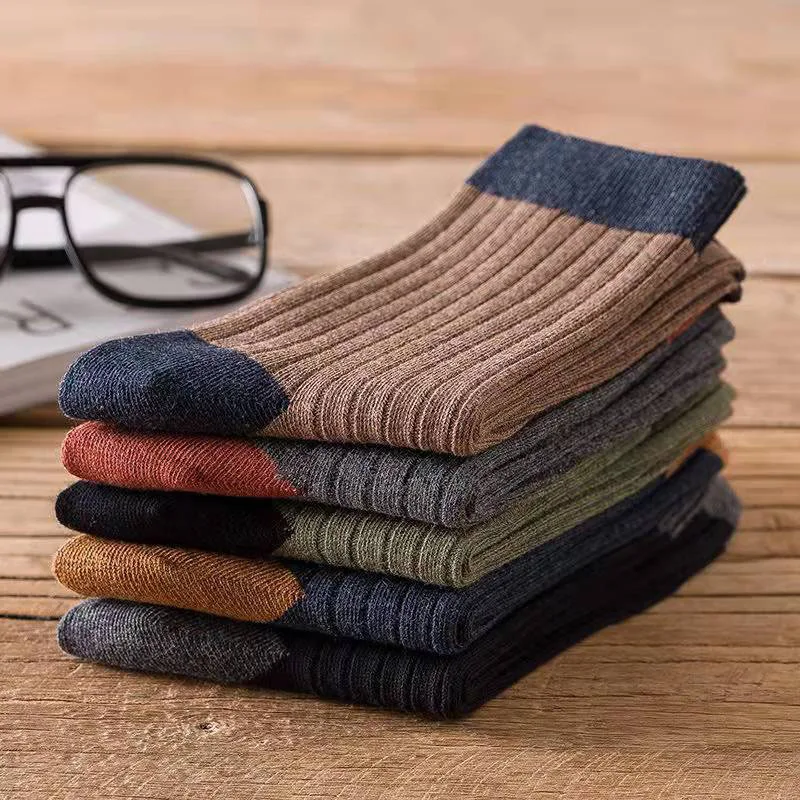 Носки мужские утепленные 5 пар цвет в ассортименте