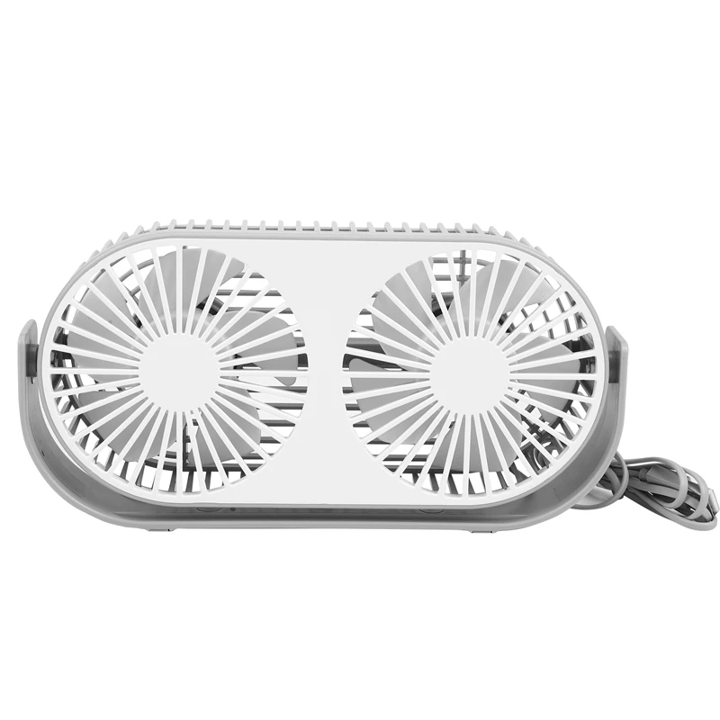 

Desk Fan Dual Fan With Aromatherapy Three Speed Night Lamp USB Fan Desktop Air Cooling For Office Home