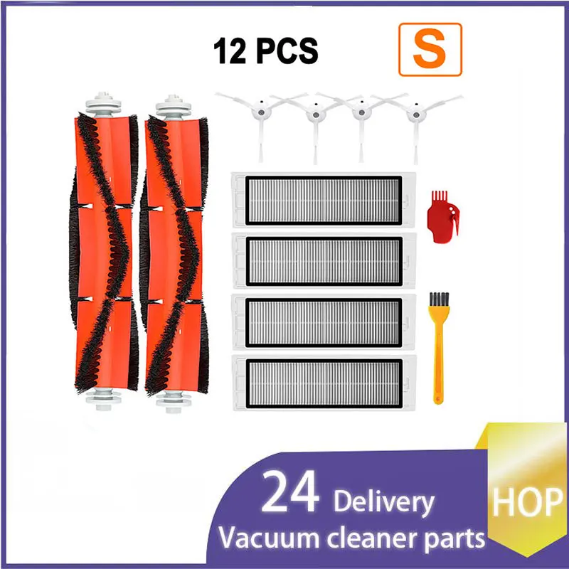 

Robot Penyedot Debu Hepa Filter Sikat for Xiaomi Mi 1 1S Roborock S5 S50 Max Mijia Aksesori Pembersih Vakum Sikat Sampin