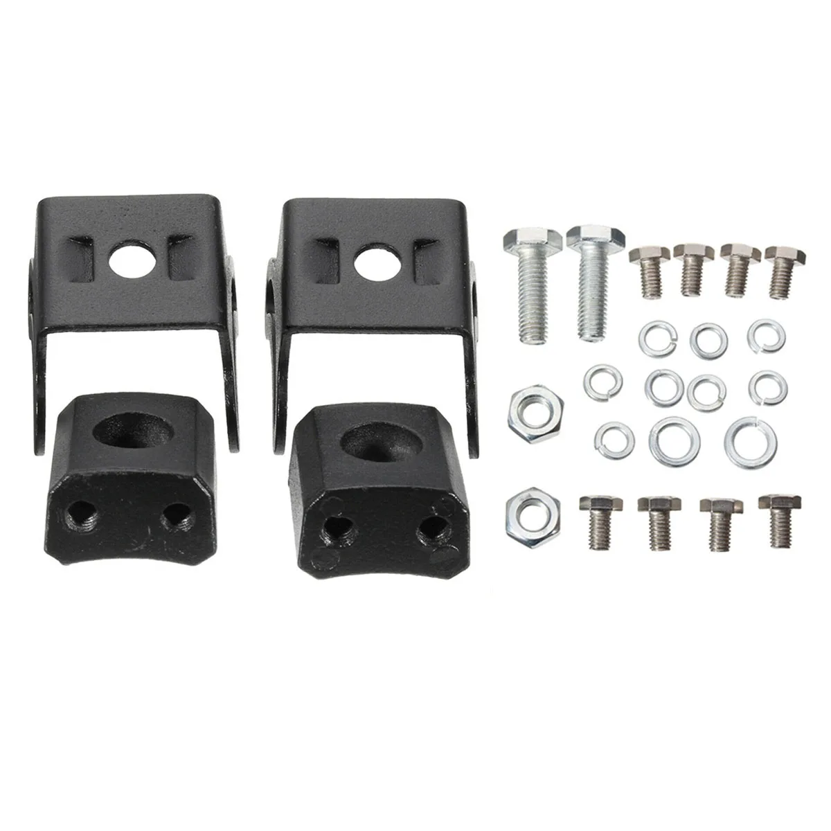 Подставка для крепления пары LED-прожекторов на автомобильную балку.