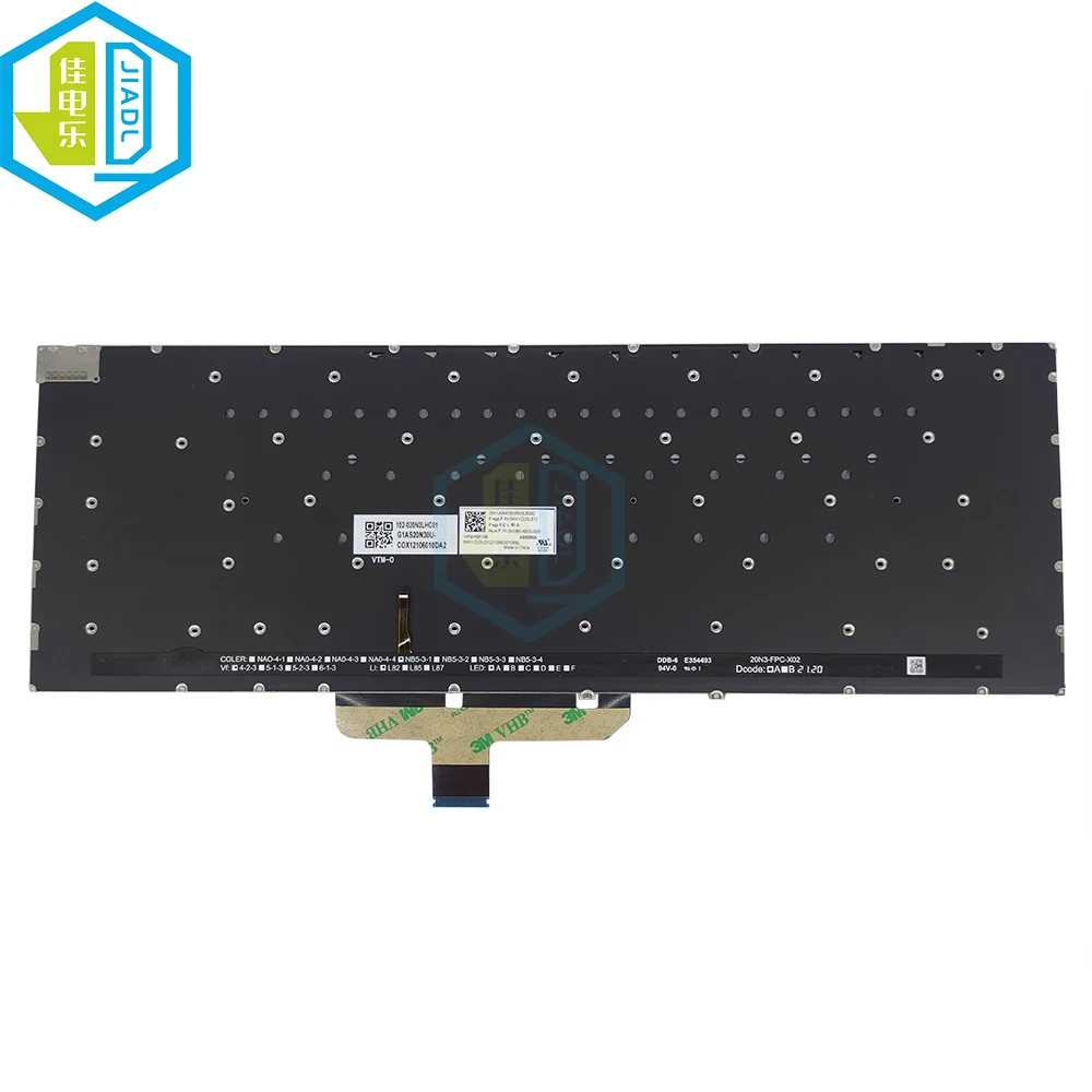 Фото Клавиатура с подсветкой для ноутбуков ASUS Zenbook 14X OLED UX5400EG UX5401 UX5401EAJ UX5401E UX5401ZA, английская раскладка 4603US00 №4