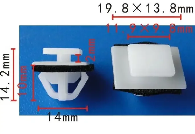 worldgolden 10 шт. автомобильные заклепки с герметиком высокого качества для Hyundai Entourage