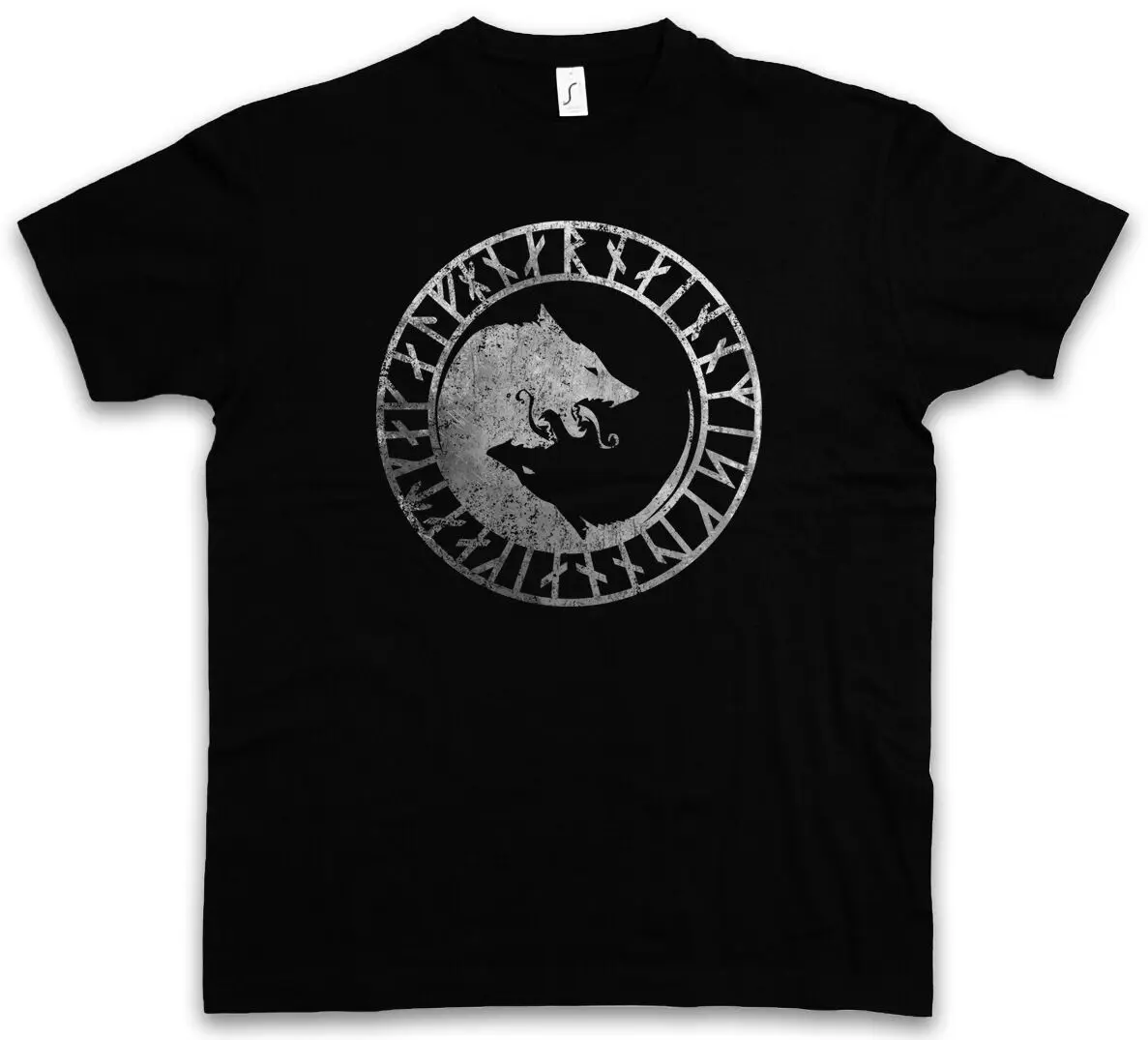 

Odin Wolves Geri and Freki Loki Nordic Vikings Rune T-Shirt New 100% Cotton O-Neck Short Sleeve Casual Mens T-shirt Size S-3XL