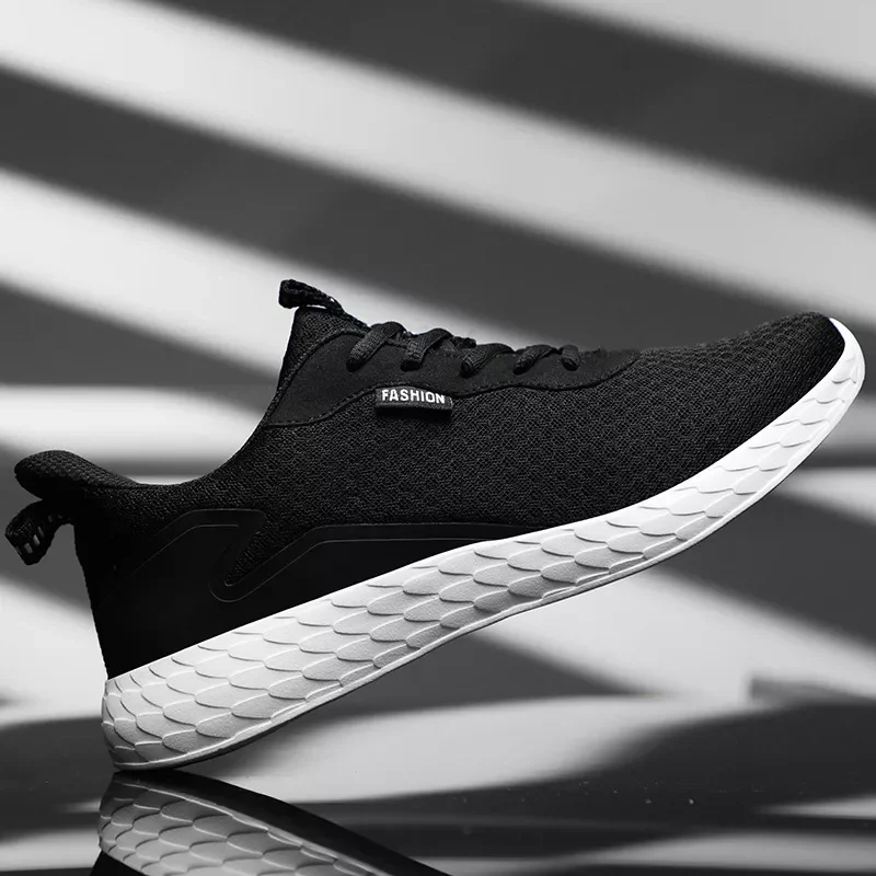 

Кроссовки мужские дышащие сетчатые, легкие, на шнуровке, повседневная спортивная обувь, большие размеры 39-48