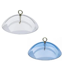home and garden plastic tray bird feeder protective dome suitable for hanging bird feeders