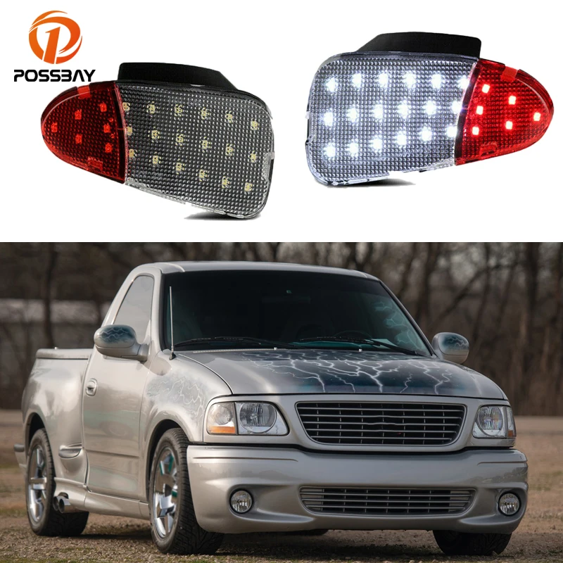 Car Front Door Panel Interior Light Lamp Housing Reflectors for Ford F-150 Pickup F-250 Light Duty 1997-2003 2002 Accessories