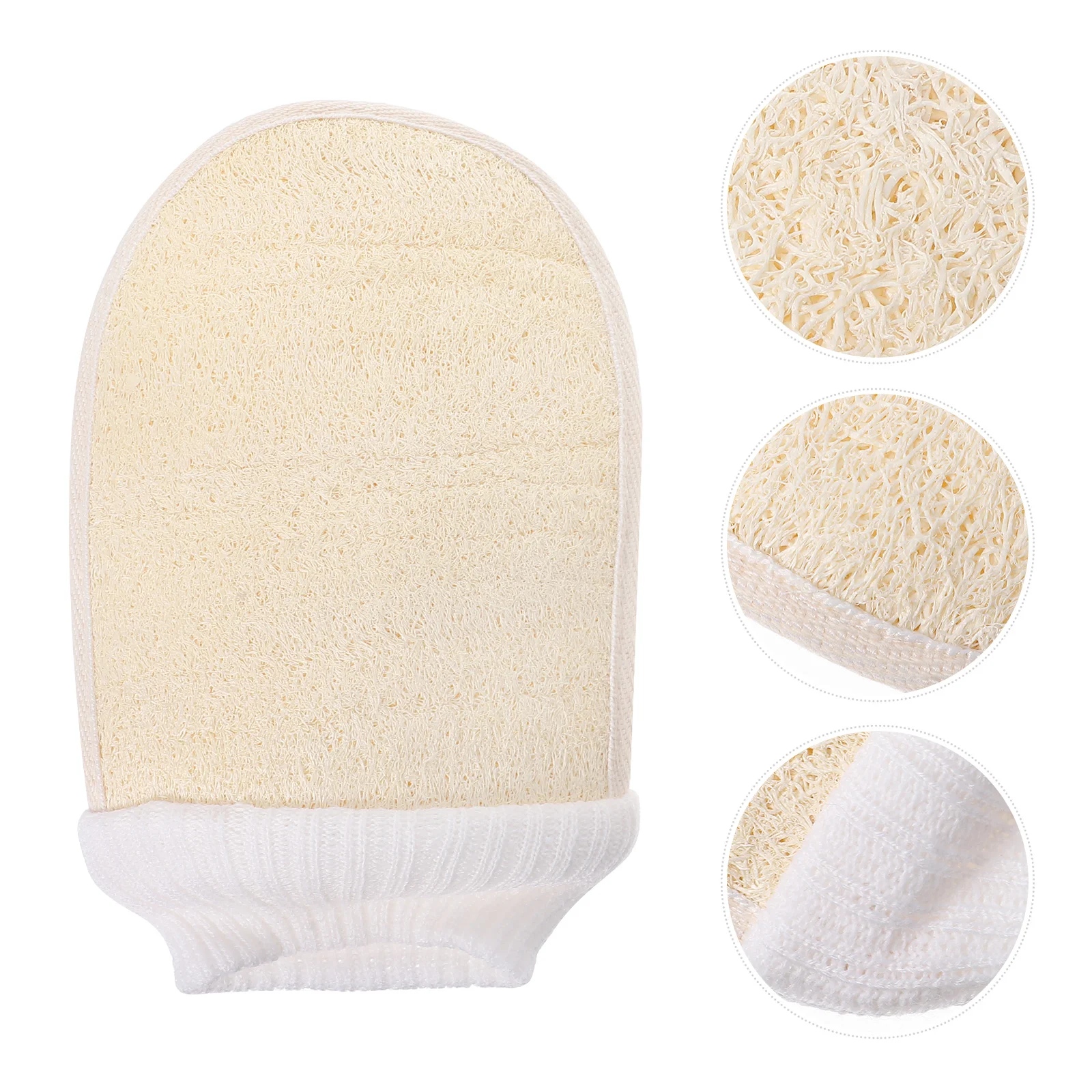 

Scrubber Bath Exfoliating Shower Gloves Glove Body Loofah Scrub Sponge Pad Bathing Brush Facial Sponges Skin Luffa Wipe Pouf