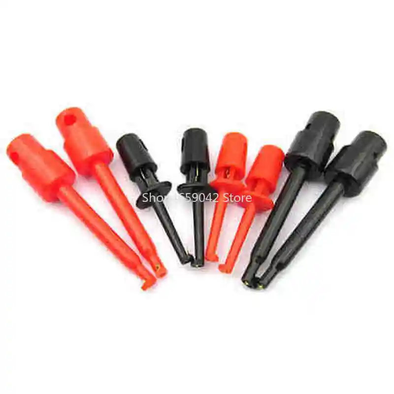 

Тестовые зажимы для мультиметра 10 шт., красный, черный