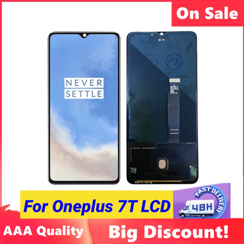 

Оригинальный ЖК-дисплей 6,55 "для Oneplus 7T, дигитайзер сенсорного экрана в сборе, сменный ЖК-экран для One Plus 7T 1 + 7t, ЖК-экран