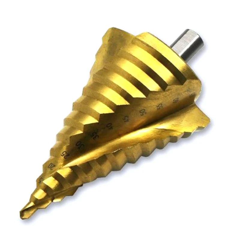 

Spiral Grooves Step Drill Metal Step Drill Bit High Speed Steel Drill Durable