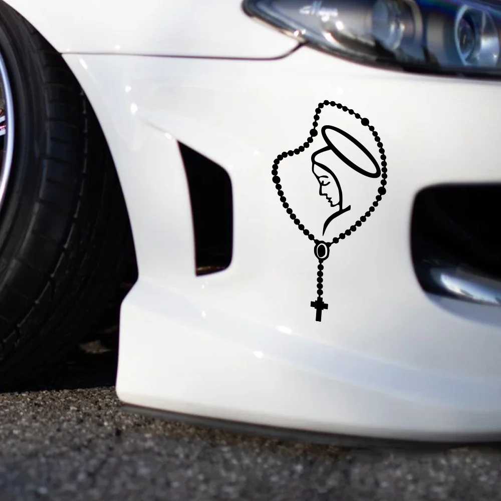Креативная Наклейка На Автомобиль Четки Дева Мария Фатима Водонепроницаемая Из
