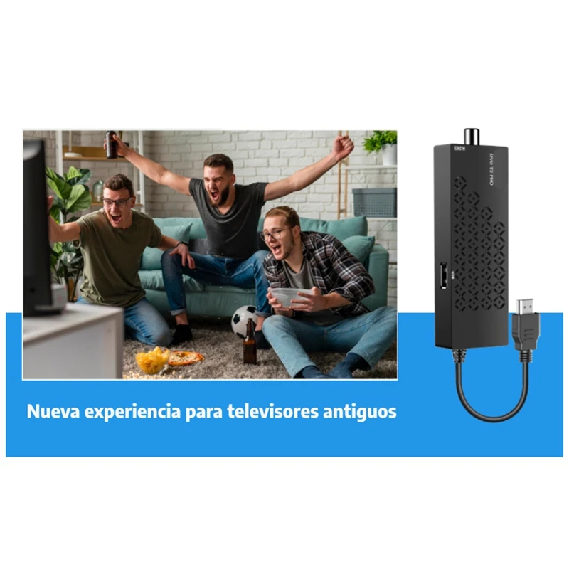 TDT HD-декодер HD-совместимый тюнер DVB T2 H265 HD Euroconnector Full 1080P для Wi-Fi EU PLUG