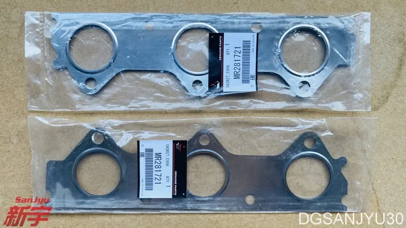 PAJERO V20V40V60V70V80V90 6g7xпрокладка двигателя выпускной коллектор MR281721 2 шт. подлинный