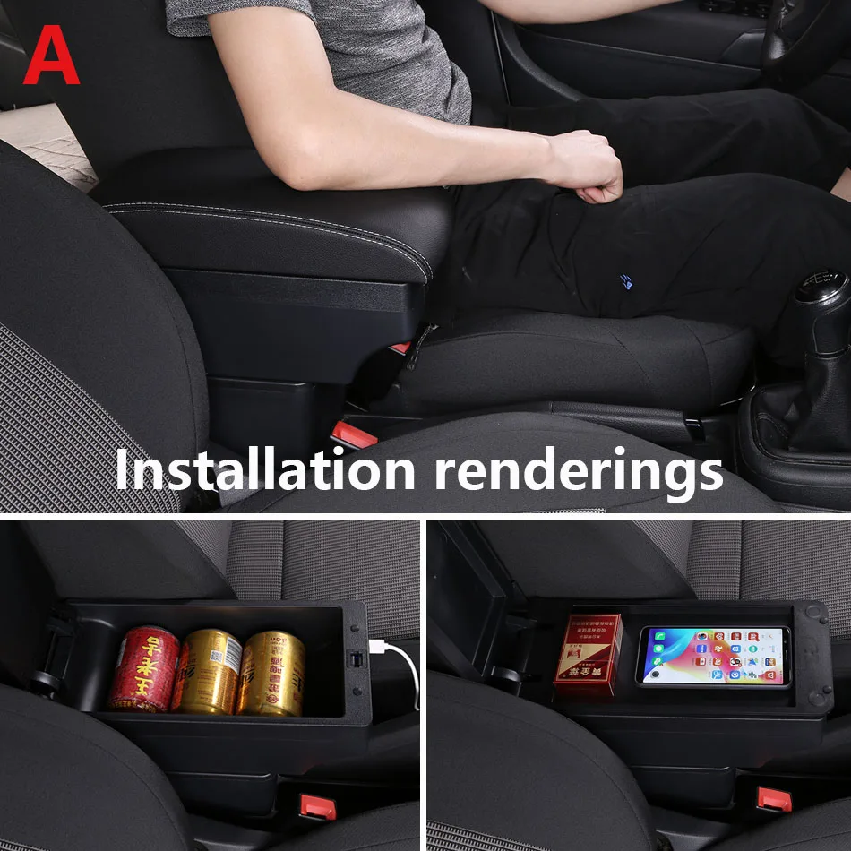 Подлокотник для Renault Duster Nissan Terrano 3 Oroc ящик хранения в подлокотнике автомобиля Box
