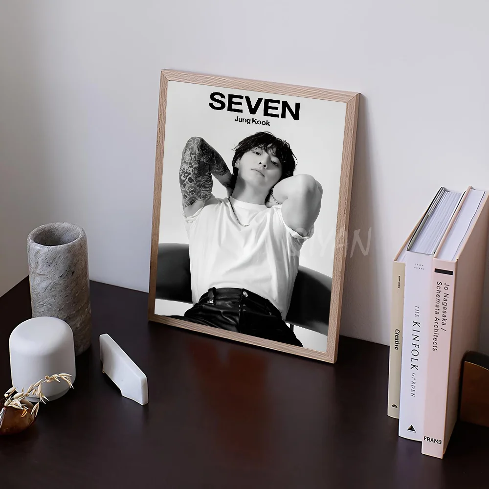 Современная поп-музыка идол певица J-JungkookS постер плакат наклейки художественные