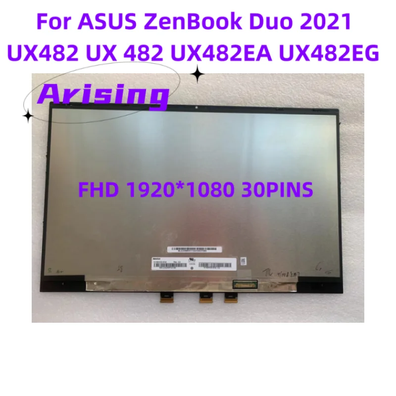 14,0 1920X1080IPS EDP ЖК-экран с сенсорным экраном для ASUS ZenBook Duo 2021 UX482 UX 482 UX482EA UX482EG экран