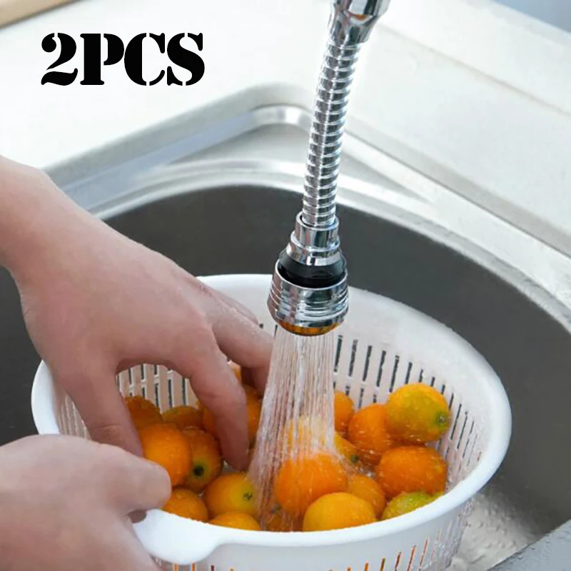 

1/2pcs 360 Degree Kitchen Faucet Aerator 2 Modes Adjustable Water Filter Diffuser Water Saving Nozzle Faucet Connector Shower