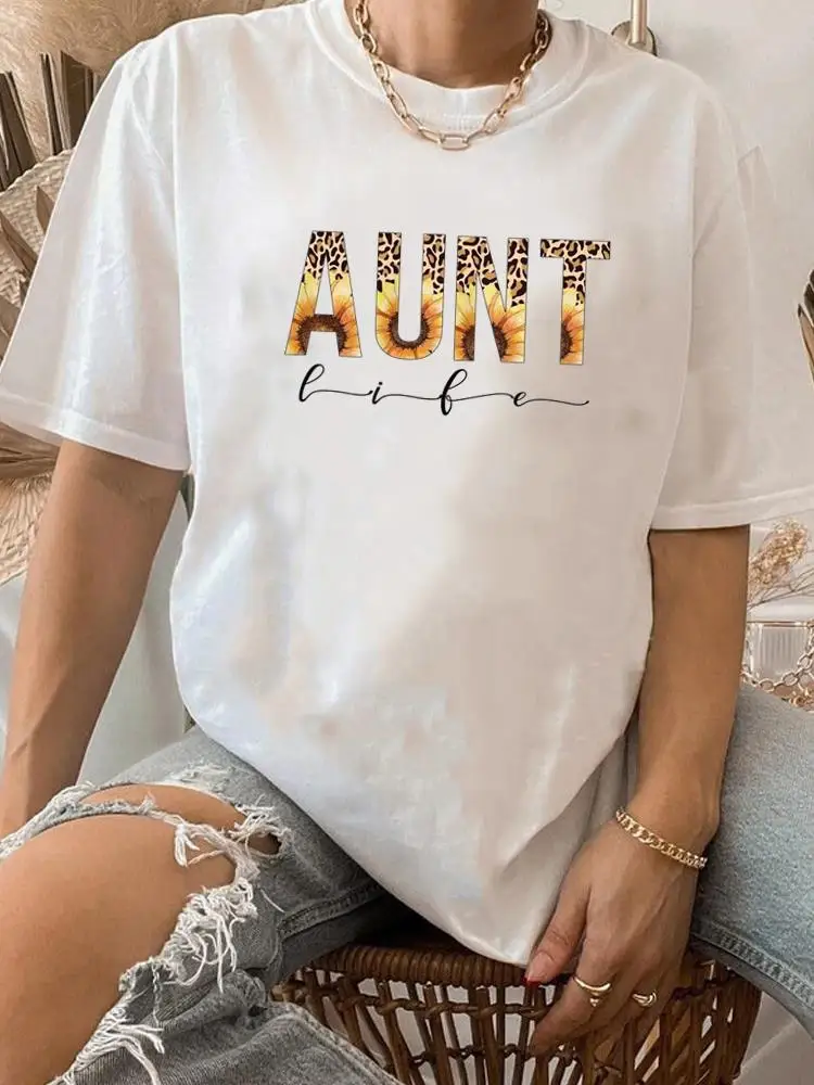 

Print T Shirt Clothing Summer Top Basic Women Letter Floral Trend 90s Sweet Clothes Fashion Short Sleeve Tee Graphic T-shirts