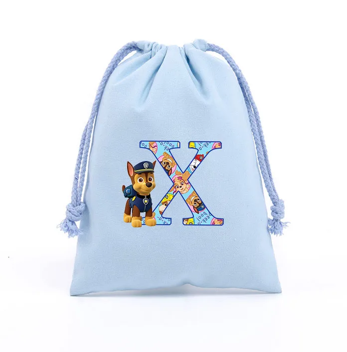 Детские сумки Щенячий патруль на шнурке Мультяшные для хранения с надписью