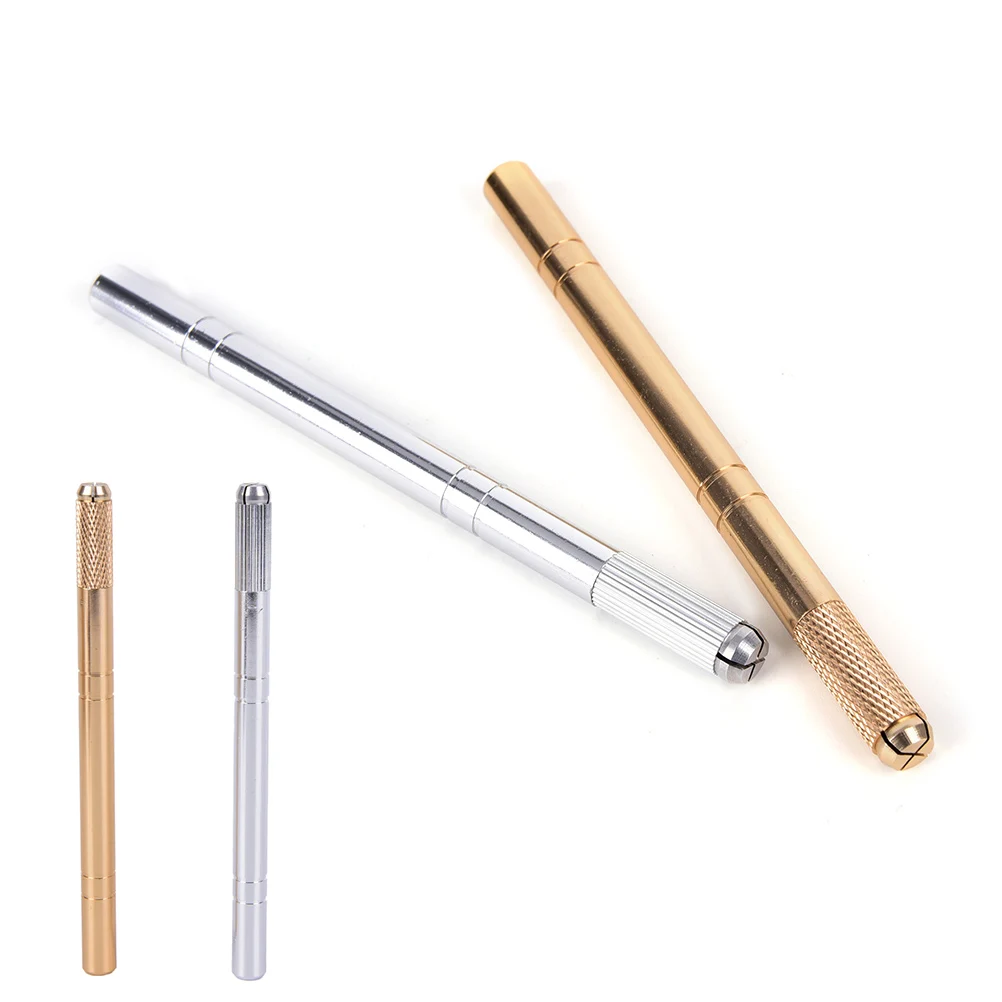 

1Pc Permanent Makeup Microblading Pen Tattoo Machine Stainless Steel Permanent Makeup Eyebrow Tattoo Manual Pen