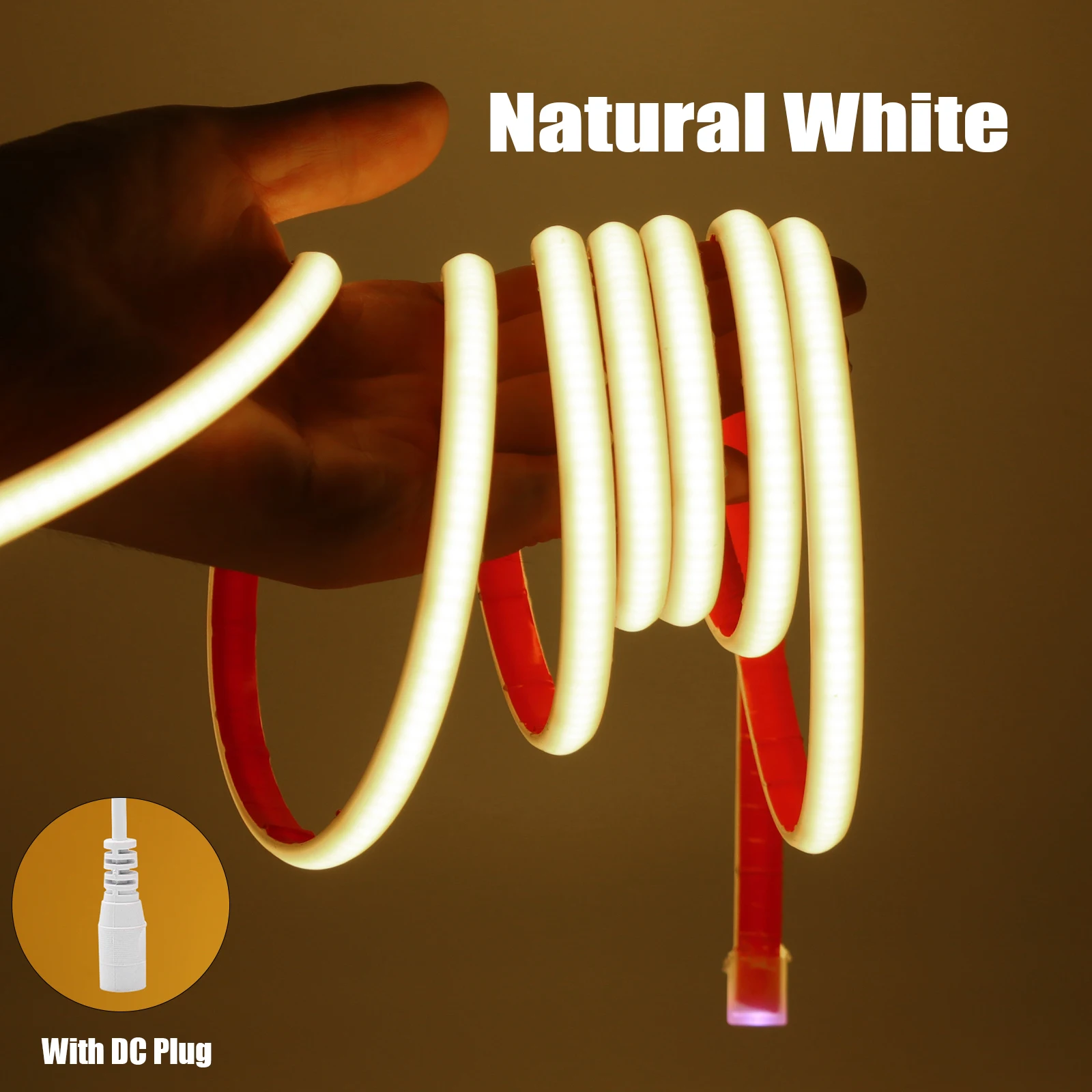 KISUFU Светодиодная лента IP68 320LED/м 12В/24В