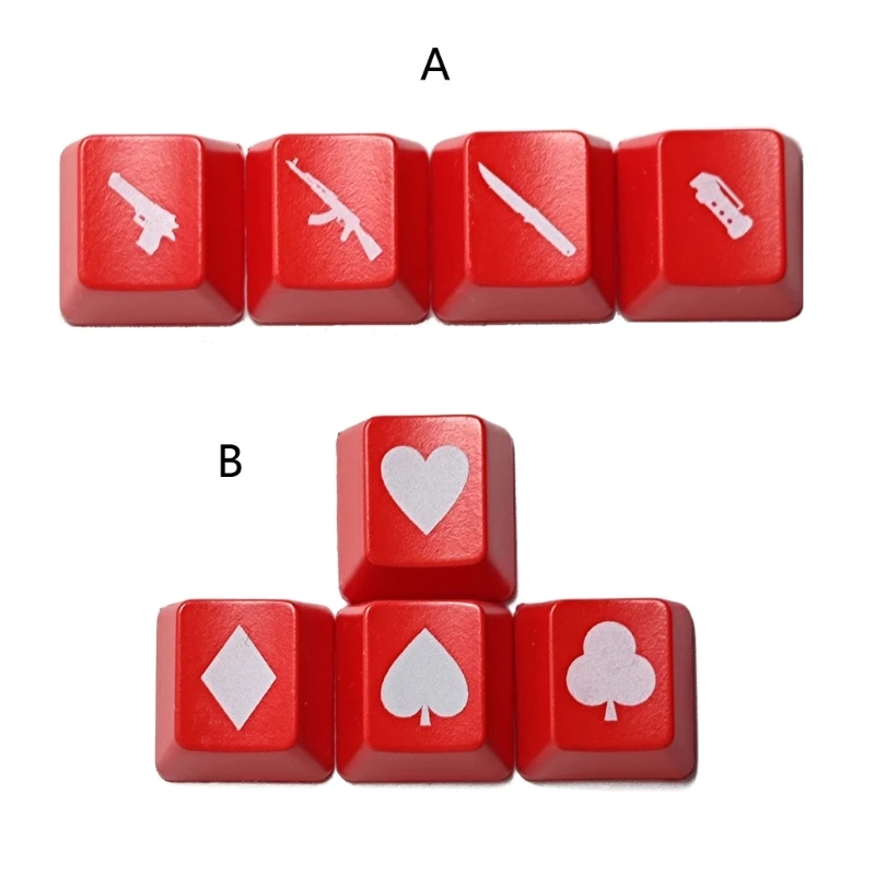 

ABS с подсветкой Keycap R4 OEM Направления Keycaps CF Poker для механических клавиатур