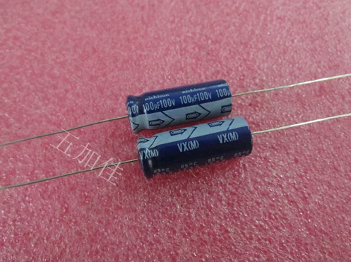Original New 100% TVX2A101MCD1LT 100V100UF 85°C axial electrolytic capacitor 10*26MM (Inductor)